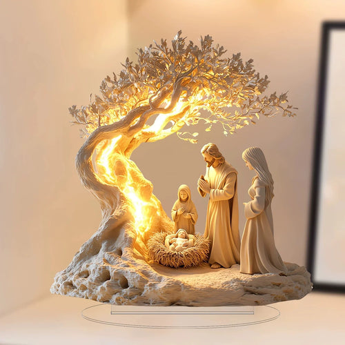 Acrylic Jesus Tree Of Life